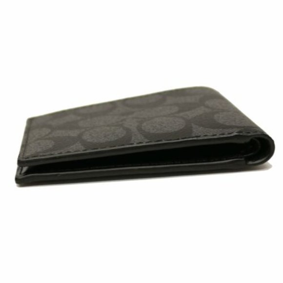 NEW Coach  Double Bill Signature PVC Men Wallet - Picture 5 of 5